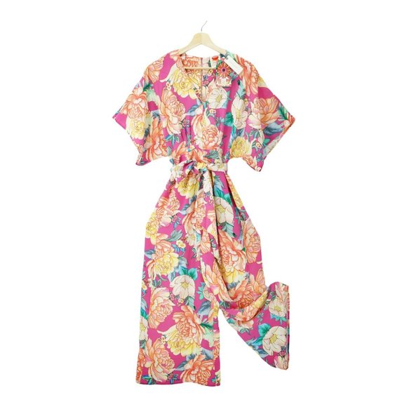 Anthropologie Farm Rio Eulalie Wide-Leg Jumpsuit - Picture 5 of 11